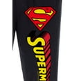 thumbnail image 3 of DC Comics Men's Classic Superman S Symbol And Script Loungewear Pajama Pants, 3 of 5
