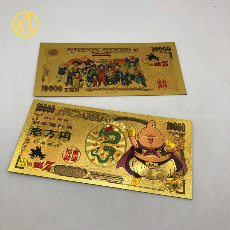 J&G 22-Piece Gold-Plated Anime Dragon Ball Z Collectible