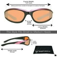 thumbnail image 2 of Bikershades Motorcycle Biker Riding Sunglasses Pink Women Blue Block HD 2 Pairs, 2 of 4