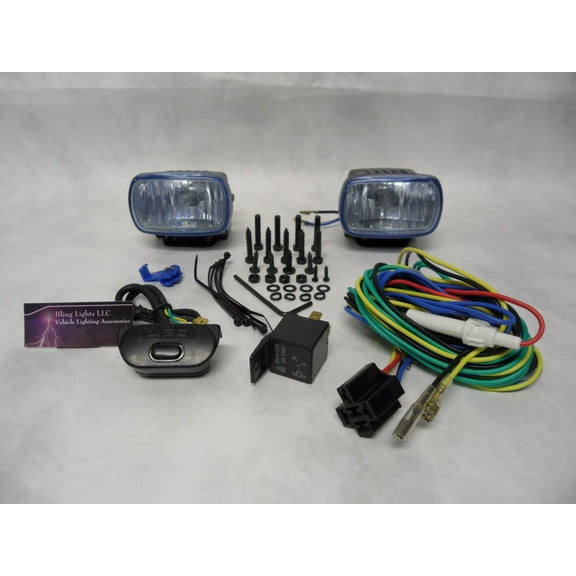 New Hella Optilux 1472 Xtreme White Rectangular Fog Lamp Kit