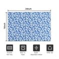 thumbnail image 5 of Blue White Butterfly Pattern Door Rugs,Washable Non Slip Door Mats Indoor,Decorative Door Mats,Entry Mat Indoor for Entrance,Bedroom,Kitchen,Bathroom,16"x24", 5 of 6