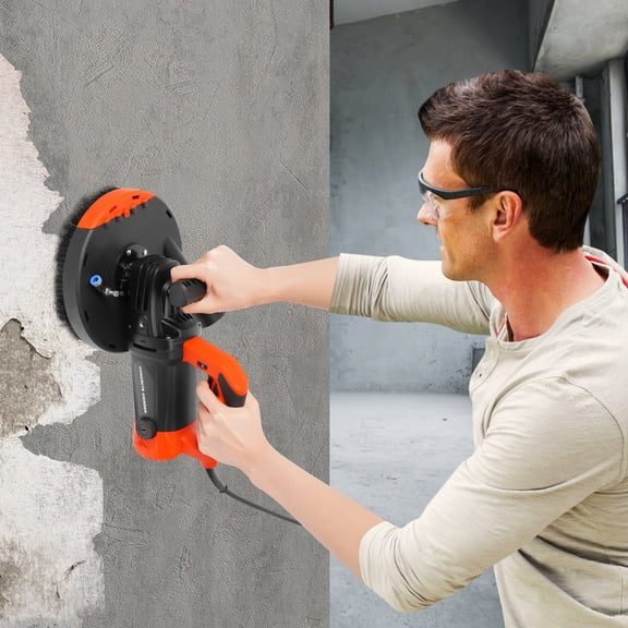 2200W Concrete Surface Grinder with Diamond Wheel 4800RPM Floor Wall Polisher