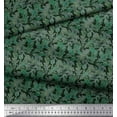 thumbnail image 2 of Soimoi Poly Georgette Fabric Texture,Autumn & Oak Leaves Print Fabric by Yard 42 Inch Wide, 2 of 3