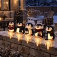 thumbnail image 7 of Lighted Penguin Icicle Holiday Decoration, Christmas Penguin Window Ledge Accent with Festive Glowing Winter Display, Indoor Decor for Home Mantel Shelf Party (penguin-D-1pc), 7 of 7