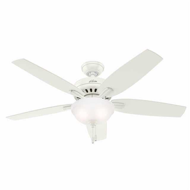 Ventilador de Techo Hunter Newsome Blanco con luz 52 Pulgadas