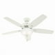 thumbnail image 1 of Ventilador de Techo Hunter Newsome Blanco con luz 52 Pulgadas, 1 of 5