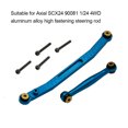 thumbnail image 2 of Enlaces de varilla de dirección Astillos perfectos Accesorios de modelo de simulación de coincidencia Reemplazo de entrega fácil para SCX24 90081 1/24 4WD Azul Inevent FN002024-01, 2 of 5