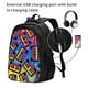 thumbnail image 2 of Balery Vintage Audio Cassettes Mochila con carga USB para hombre y mujer - Mochila impermeable y antirrobo para portátil con puerto USB para viajes, trabajo, estudios y universidad, 2 of 7