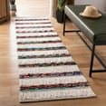 thumbnail image 2 of SAFAVIEH Natura Wilson Striped Runner Rug, Ivory/Red, 2'3" x 8', 2 of 7