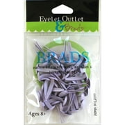 Angle View: Eyelet Outlet Round Brads 8mm 40/Pkg-Lavender