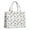 White Cow Moo, variant on Large Capacity Tote Bag,Pink Cow Bell Pattern Handbag Fashion Luxury Tote Bag,15.7"x13"x 5.1" Inches,Laptop Compatible