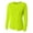 LIME, variant on Long Sleeve Cooling Performance Crew For Women in Lime | NW3002