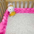 thumbnail image 4 of Almohada de bola de nudo largo tejida, bola de nudo, cama decorativa para habitación de niños, 4 of 5