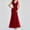 Wine, variant on Womens Luxurious Sequins Formal Evening Dress Elegant Sleeveless Mermaid Tulle Floor Lenght Party Cocktail Dresses
