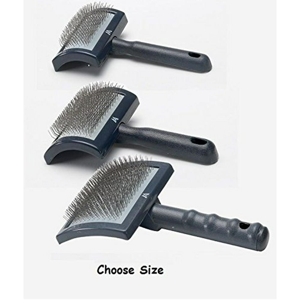 Slicker Brushes for Dog Grooming Professionals Curved Plastic Tool