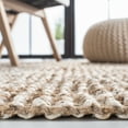thumbnail image 4 of SAFAVIEH Natural Fiber Dustin Abstract Area Rug, Grey/Beige, 3' x 5', 4 of 7