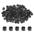 thumbnail image 1 of Uxcell 100-Pack Marcadores de Perchas para Ropa, Clips de Tamaño Codificados por Color de Plástico Tamaño 3XL que se Ajustan a Varillas de 3mm-5mm [Negro], 1 of 6