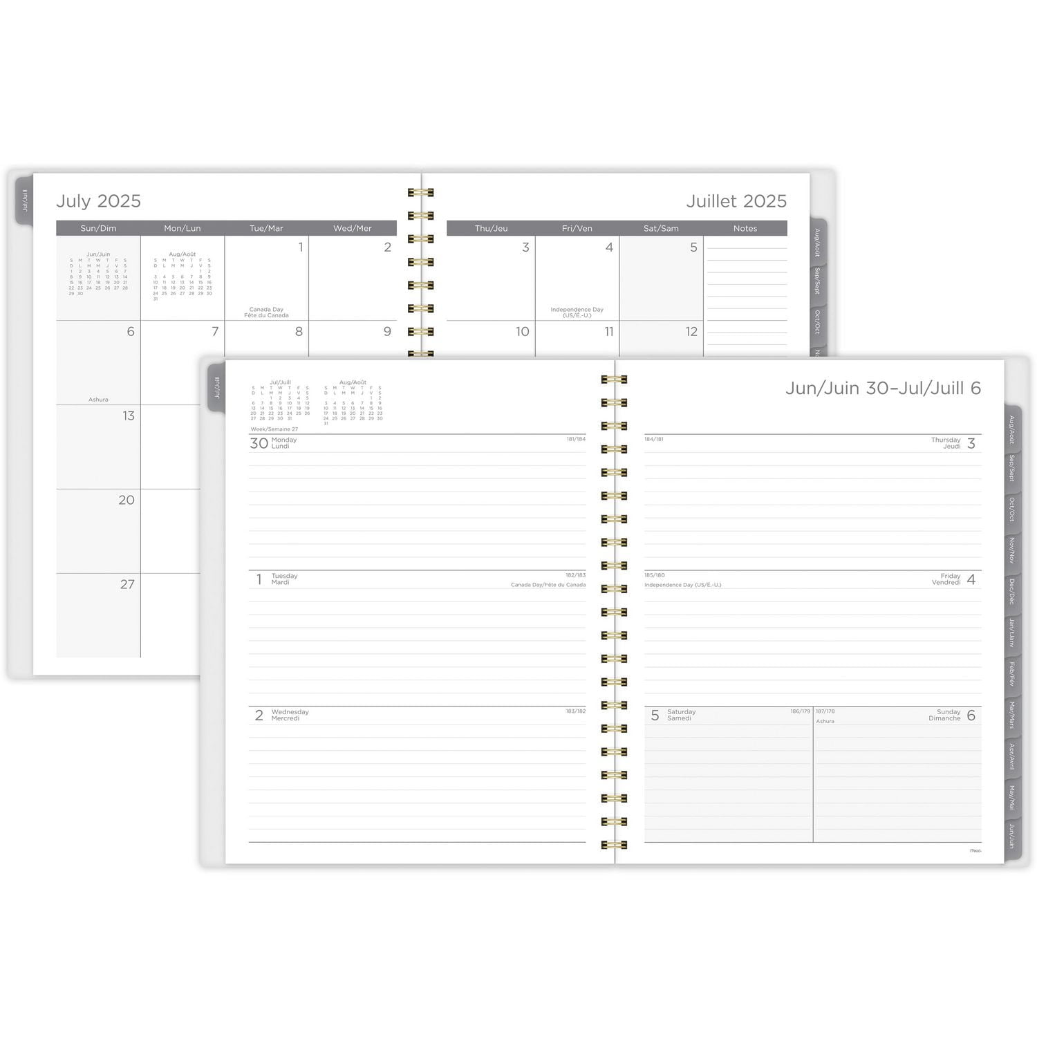 Agenda scolaire hebdomadaire Mead® Étoiles magiques 2025-2026