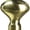 Polished Brass, variant on Deltana KE125U3 Knob, Oval/Egg Shape in Polished Brass