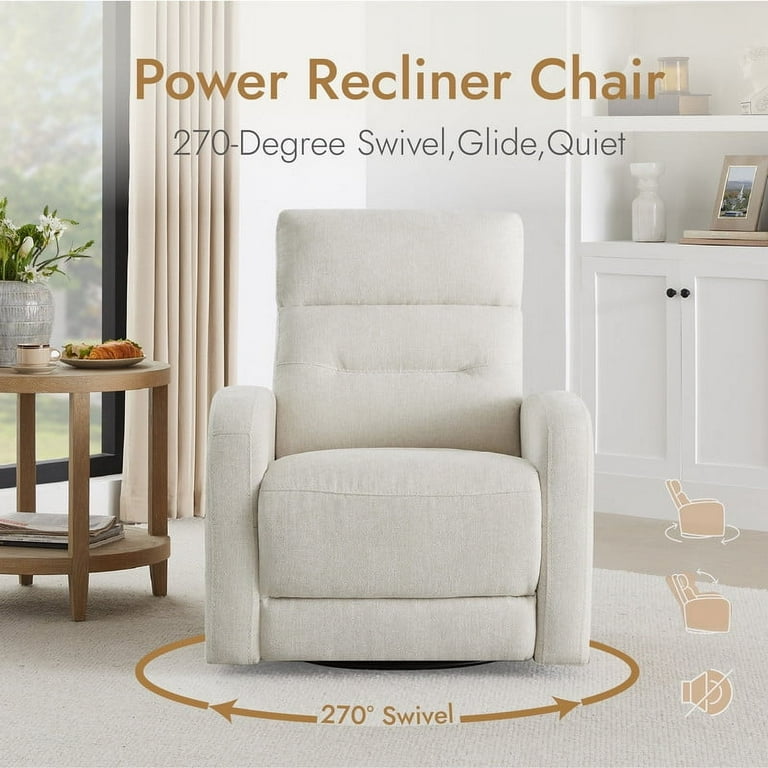 chii◎ CHITA Power Glider Recliner Chair, 270Â° Swivel Rocker with