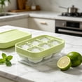 thumbnail image 4 of Compartments Tray Ice Making, Summer Ice Storage Box Tray for Home, Ice Tray, Green, 4 of 5