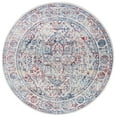 thumbnail image 2 of SAFAVIEH Brentwood Adams Oriental Area Rug, Ivory/Blue, 3' x 3' Round, 2 of 11