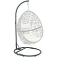 thumbnail image 5 of Sunnydaze Powder-Coated Steel Rounded Base Hanging Hammock Chair Stand - Black, 5 of 8