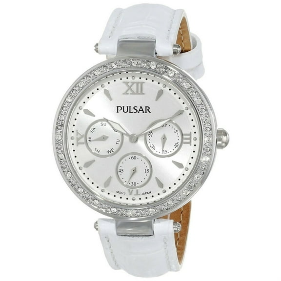 Women's PP6115 Analog Display Japanese Quartz White Watch