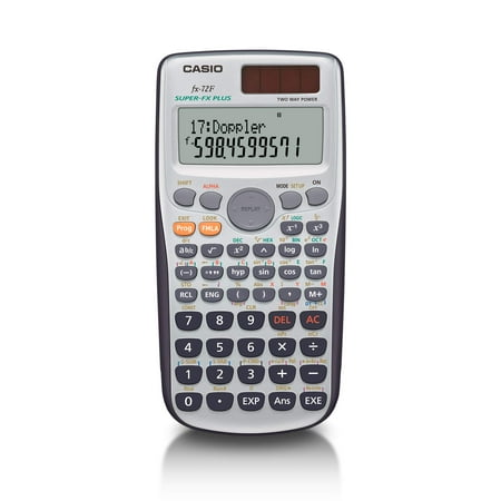 Casio program scientific calculator 180 functions and functions fx 72F N Walmart
