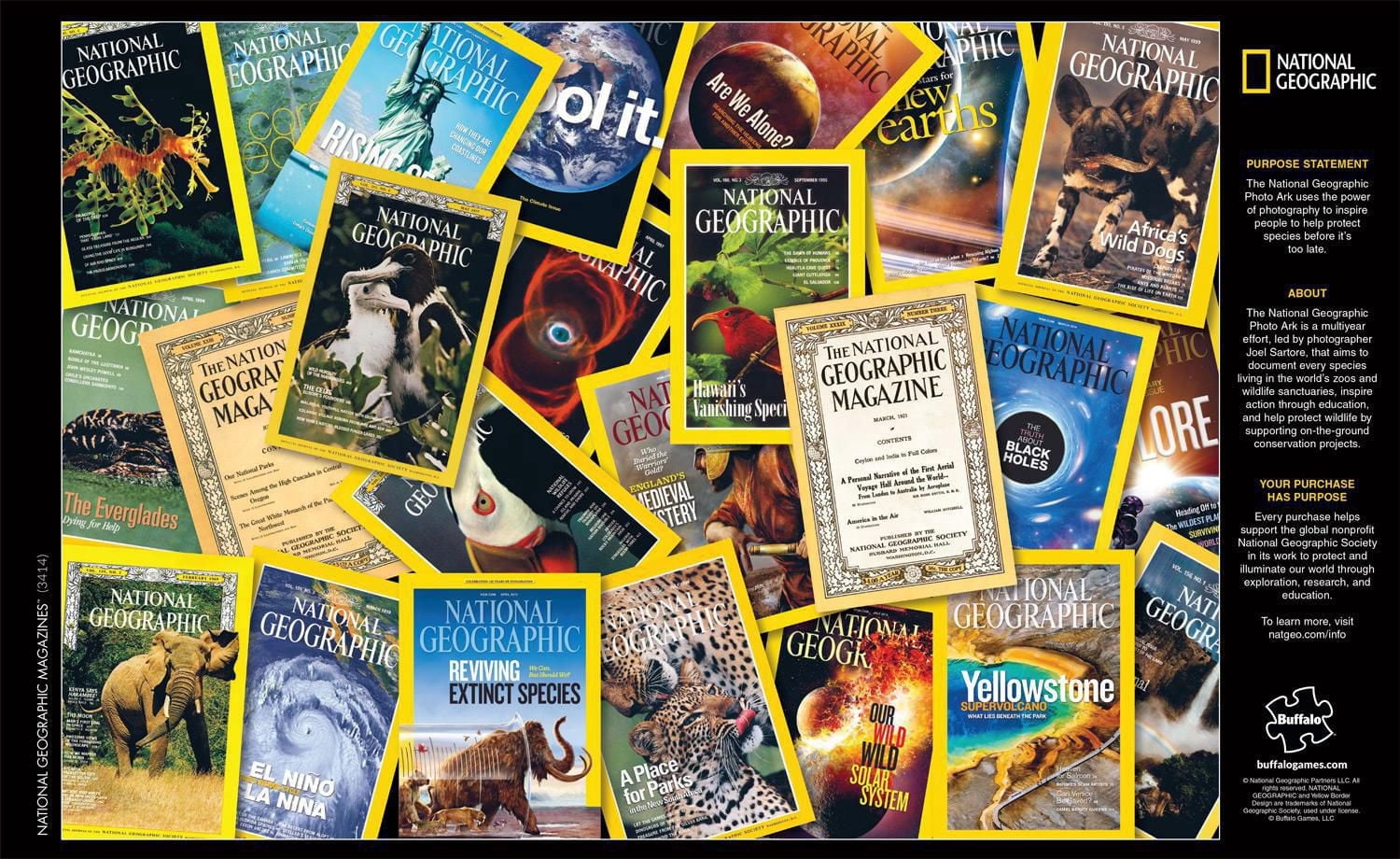 Buffalo Games - Le puzzle National Geographic - Magazines - en 500 pièces