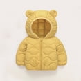 thumbnail image 2 of KAUOD Toddler Zip up Hooded Puffer Jackets Baby Boys Girls Lightweight Winter Outwear Kids Thick Warm Quilted Down Coats, 2 of 5