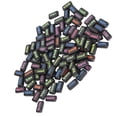 thumbnail image 5 of 100Pcs Alphabet Beads Plastic Perforated Mixed Color Letter Rectangular Jewelry Accessories, 5 of 8