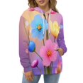 thumbnail image 4 of Colorful Spring Flowers Men's Women New Sweatshirt Hoodie Men's Plus Size Sweatshirt Hooded Sweatshirt 3d Printed Street Men's Cloth, 4 of 6