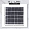 thumbnail image 3 of DII Basic Terry Collection Solid Windowpane Dishcloth Set, 12x12, Eggplant, 6 Piece, 3 of 10