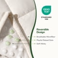 thumbnail image 4 of Sivio Weighted Blanket for Adults Twin Size, Minky Heavy Blanket with Glass Beads for Bed Sofa Chair, Soft Reversible for All Season, Machine Washable, 48"x72" 15lbs, White, 4 of 10
