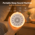 thumbnail image 4 of Sound Machine Night Lights, White Noise Machine with 27 Soothing Sounds, 8 Colors Nightlight and 4 Timer, Sleep Sounds Machine for Baby Kids Adult & Home Office Travel, 4 of 10