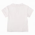 thumbnail image 5 of NIEWTR Boys Short Sleeve T Shirts Kids Summer Crewneck Color Block Tops Fashion Tees（White,3-6 Months), 5 of 5