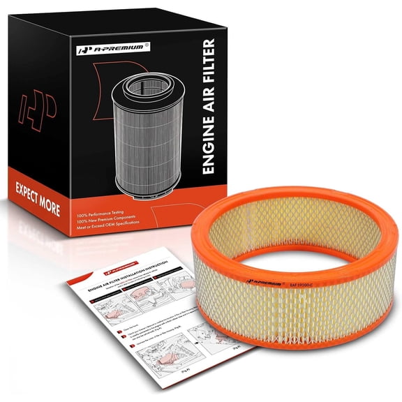 A-Premium Engine Air Filter Compatible with Buick Century, LeSabre, Regal & Cadillac DeVille, Fleetwood & Chevrolet Blazer, Malibu, Monte Carlo & GMC Sprint & Pontiac Grand Prix