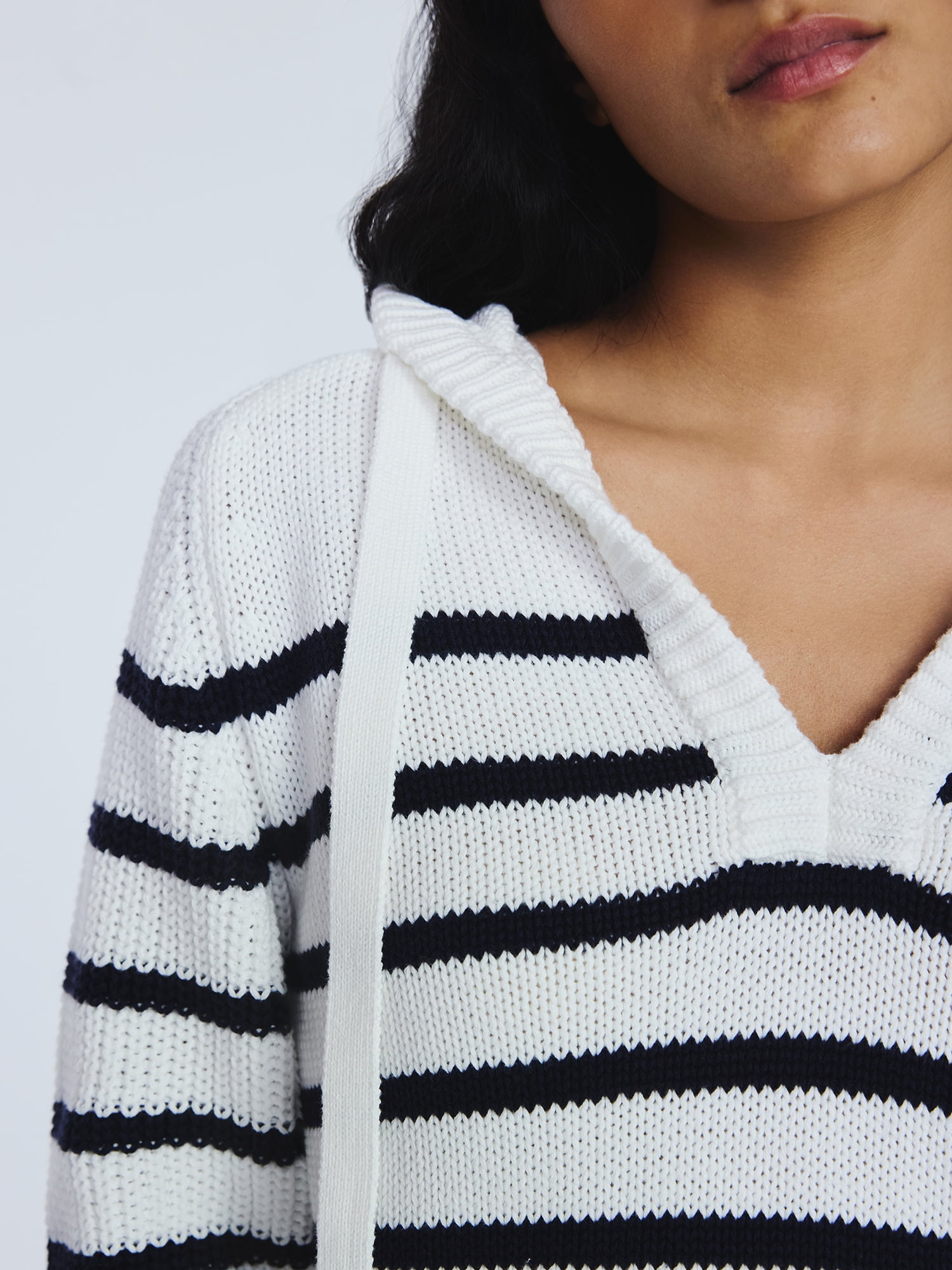 Free Assembly Women's Cotton Hoodie Sweater with Long Sleeves, Sizes XS-XXL
