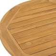 thumbnail image 3 of vidaXL Garden Dining Table Ø90x75 cm Solid Teak Wood, 3 of 4