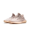 thumbnail image 4 of Zapatillas clásicas informales para hombre y mujer con diseño reflectante 3M Yeezy Boost 350 V2 MX en color negro oscuro y rojo, 4 of 4
