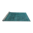 thumbnail image 2 of Ahgly Company Machine Washable Indoor Rectangle Oriental Light Blue Industrial Area Rugs, 8' x 10', 2 of 4