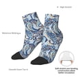 thumbnail image 6 of Sigee Paisley Floral Branches for Crew Soft Moisture-wicking Socks ,Cushion Moisture Wicking Boot Socks for Men and Women, 6 of 7
