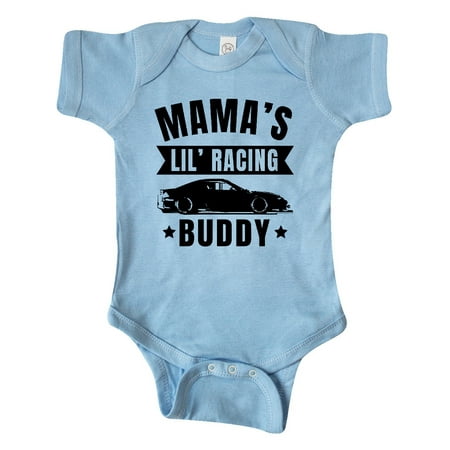 

Inktastic Mamas Lil Racing Buddy Gift Baby Boy or Baby Girl Bodysuit