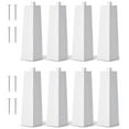 thumbnail image 4 of 8Pcs 8 Inch Home Aluminum Outside White Siding Corners Covers Trim with 8 Nails, 4 of 8