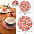 thumbnail image 3 of Strawberry 2 Pack Pot Holders Trivets, Heat Resistant Hot Pads for Kitchen Table Decoration Trivets for Hot Dishes/Pot/Bowl/Teapot/Hot Pot Holders, 7" + 9.45", 3 of 7