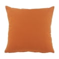 thumbnail image 5 of Laddha Home Designs Handwoven Embroidered Border Cotton Throw Pillow - 20" - Orange - Set of 2, 5 of 9