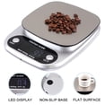 thumbnail image 4 of 1PC 5kg/0.1g Rechargeable Kitchen Scale Stainless Steel Accuracy LCD Display Digital Scale Measurement Tool (Silver), 4 of 8