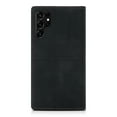thumbnail image 2 of SaniMore for Samsung Galaxy S23 Ultra Case [Magnetic Flip Full Protecetive Cover] Card Cash Pokcet + Kickstand + Retro Wear-resisitant PU Leather + Shockproof TPU Inner Business Shell, Black, 2 of 8