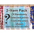 thumbnail image 2 of ToBeInStyle Women's Pack of 2 Randomly Assorted Printed Design Fleece Lined Pajama Bottoms - Large, 2 of 6
